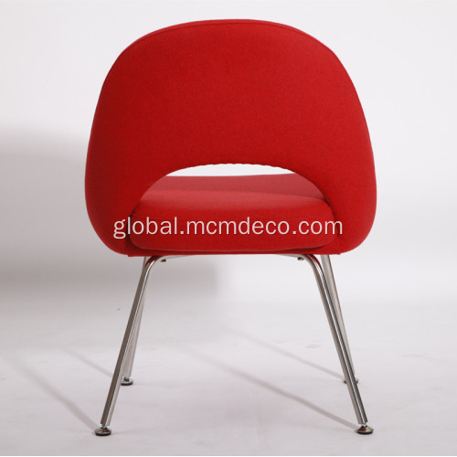 China Red Contemporary Fabric Dining Chairs Manufactory